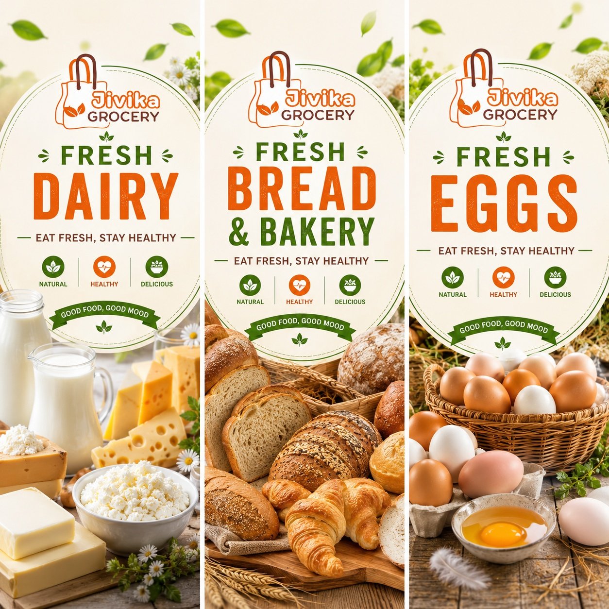 Dairy, Bread & Eggs