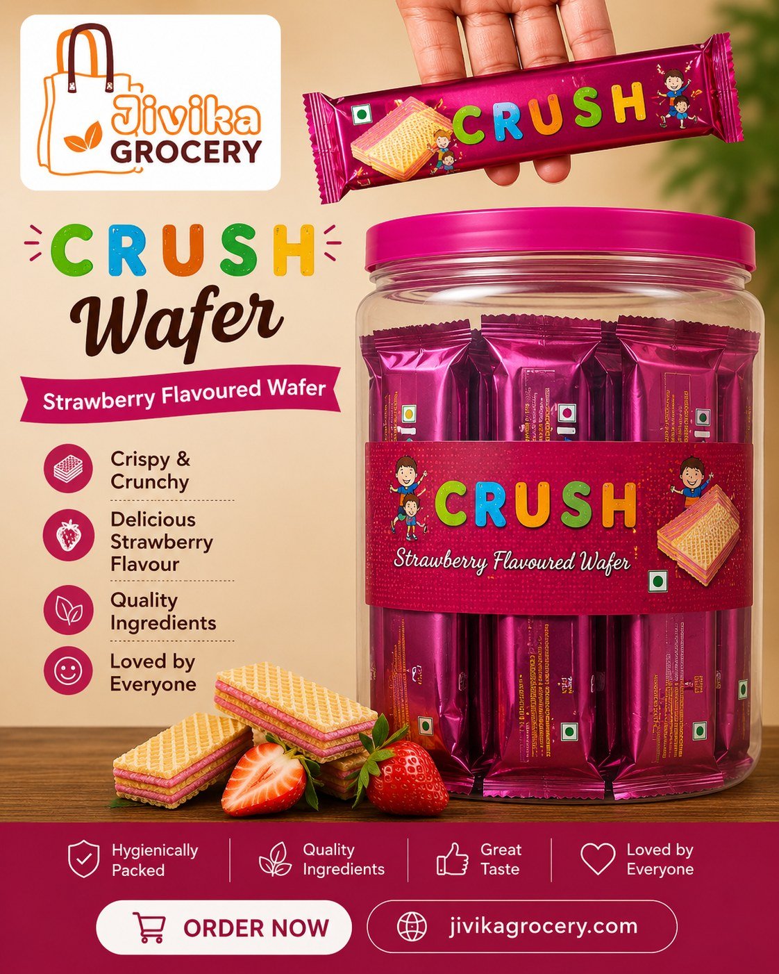 Wafer jar (5rs)